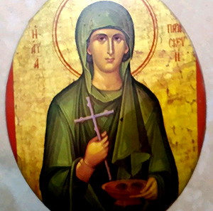 Εικόνα οβάλ Αγία Παρασκευή