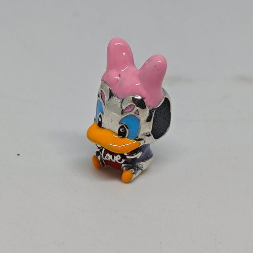 Daisy Duck Charm Love Silver 925 like new