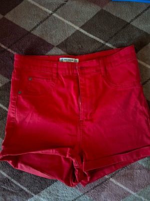 Pull & Bear short shorts like new, red, size M