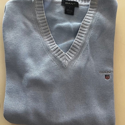 GANT sweater used, cotton, blue, summer, size L