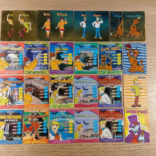 Scooby Doo cards used