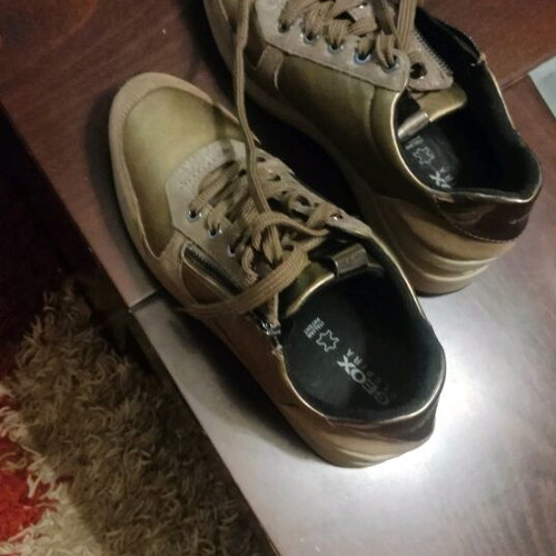 Geox women's beige athletic shoes like new size 38