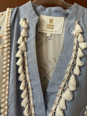 We coss short dress like new, white, size S