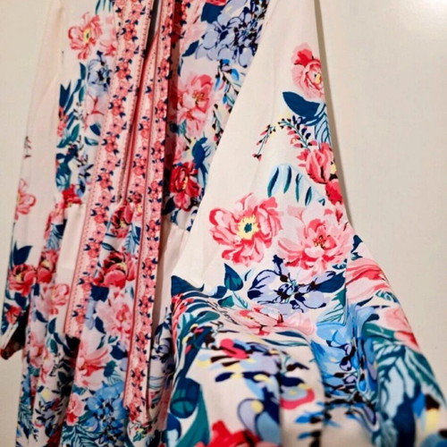 Shein Floral Dress new, balloon sleeves, beige multicolor