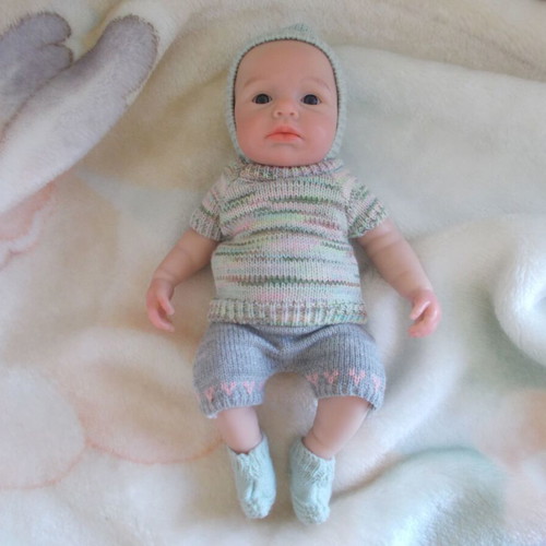 OtardDolls realistic silicone baby doll, girl 30 cm