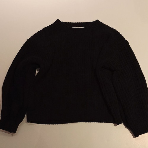 H&M girls' kids sweater new, black, for ages 6-8