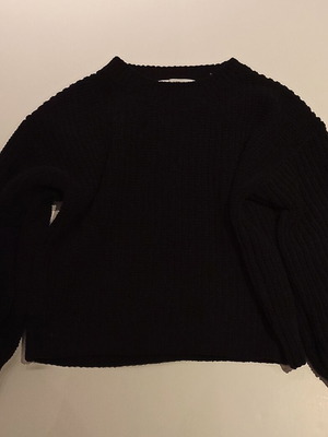 H&M girls' kids sweater new, black, for ages 6-8