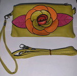 Wallet bag new, multicolored with strap