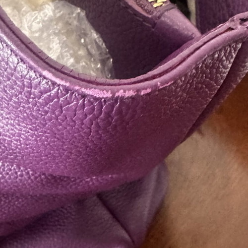 Furla Tote bag like new with chain handles purple