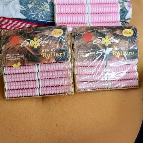 Heated hair rollers new, unused, various sizes