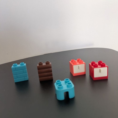 Lego Duplo shelves used and other pieces