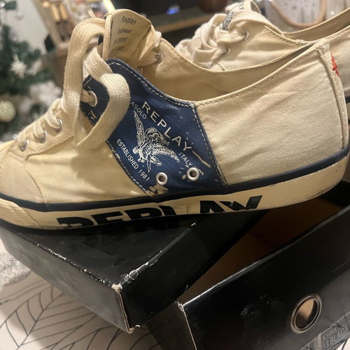 Replay Jeans sneakers used, size 46, casual sports shoes