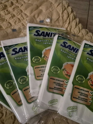 Sanitas paper bags new, pack of 6 x 30 pcs with adhesive closure