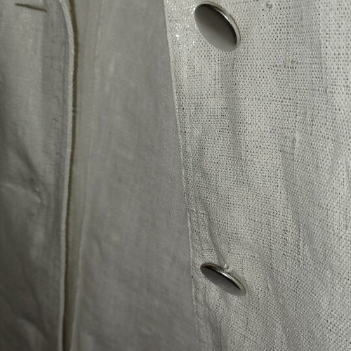 Jacket linen with shiny silver thread like new