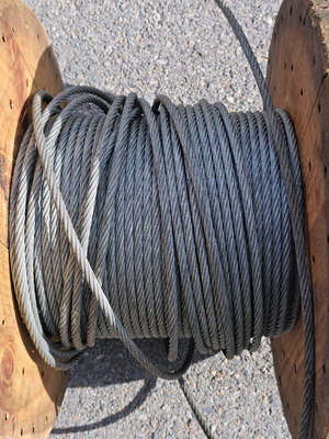 Συρματόσχοινο γαλβανιζέ 8 mm 55 μέτρα καινούργιο