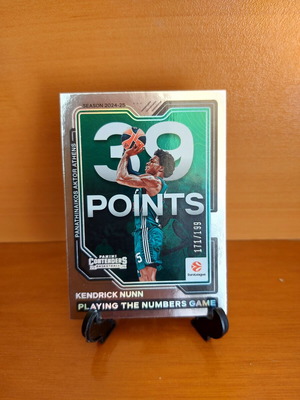 2025-26 Contenders Euroleague Panathinaikos Kendrick Nunn Playing The Numbers Game 171/199