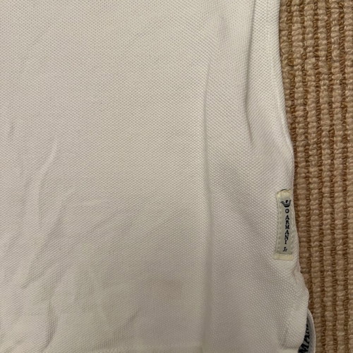 Armani Junior cotton polo 6 years like new, white
