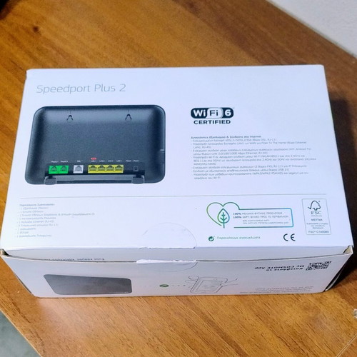 COSMOTE Speedport Plus 2 modem/router Wi-Fi 6