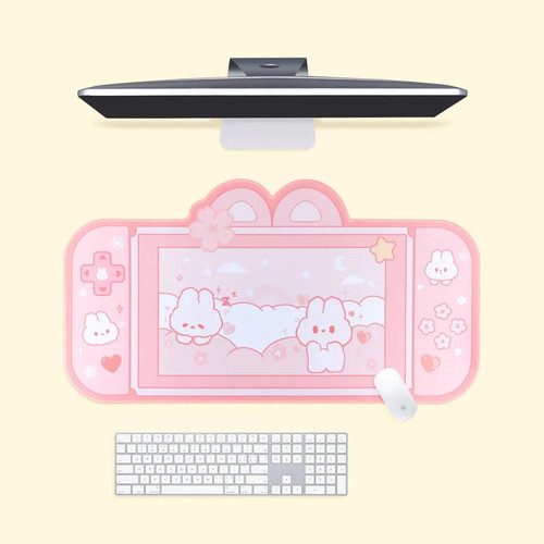 Sakura Bunny Pink Gaming Mousepad σαν καινούργιο