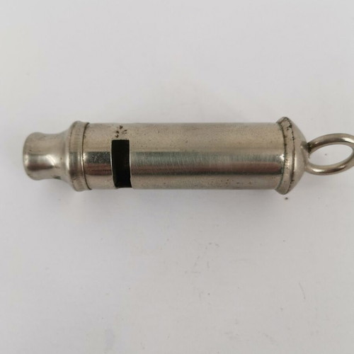 Personal brass whistle used, from 1965