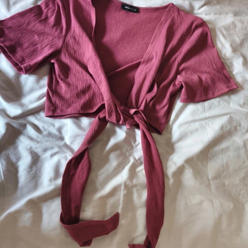 Dusty Rose Crop Top Pink Woman like new, size M