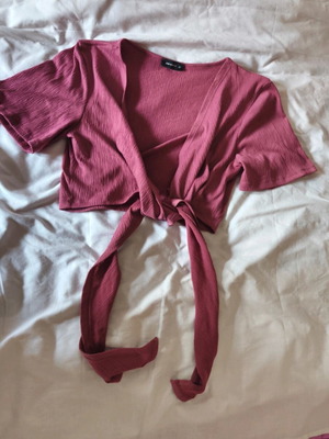 Dusty Rose Crop Top Pink Woman like new, size M