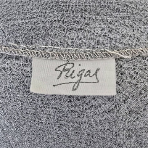 Vintage "Rigas" 1980s dress used, gray, one size