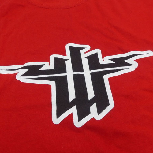 Wolfenstein The New Order T-Shirt used, size Large, red, JHK