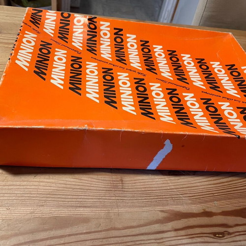 Minion paper box used from the 1980s