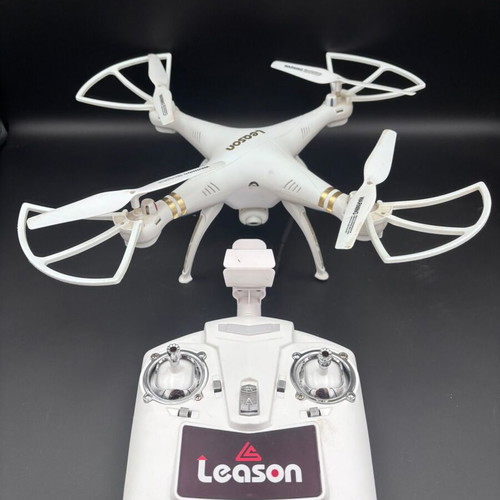 Leason LS-126 RC Quadcopter Drone used with white controller