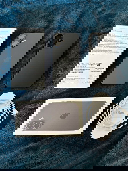 Apple iPhone 16 128GB Black - Active Apple Care + 100% Μπαταρία