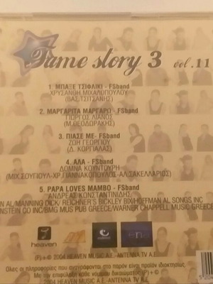 Fame Story 3 CD new, 5 songs from the players