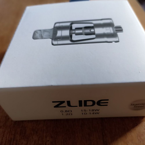 Innokin Zlide Tank 4ml 24mm silver like new atomizer