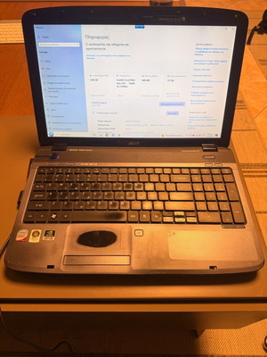 Acer Aspire 5738 Series laptop used, 4GB RAM, 160GB HDD, Windows 10