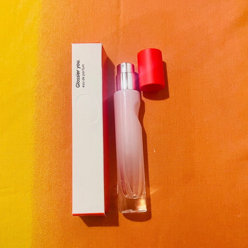 Glossier you EDP άδειο μπουκάλι 8ml μεταχειρισμένο με κουτάκι