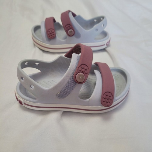 Crocs Crocband Cruiser Sandal K kids sandals, Dreamscape-Cassis