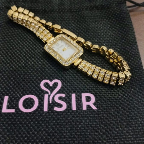 Loisir women's watch new, gold tone