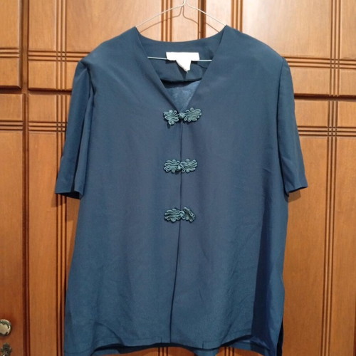 Oversize Dynasta shirt used, size 54, blue