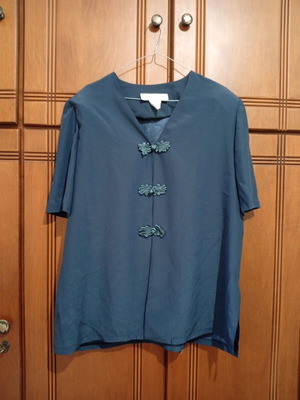 Oversize πουκαμίσα Dynasta μεταχειρισμένη, μέγεθος 54, μπλε