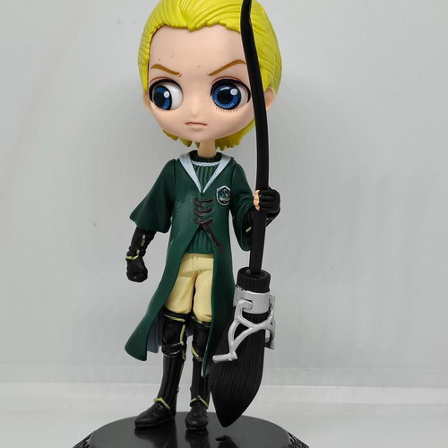 Draco Malfoy Q Posket figure Harry Potter Slytherin Quidditch 15cm like new