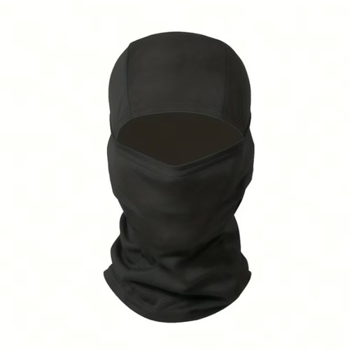 Tactical balaclava black with inner lining, new