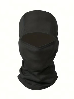 Tactical balaclava black with inner lining, new