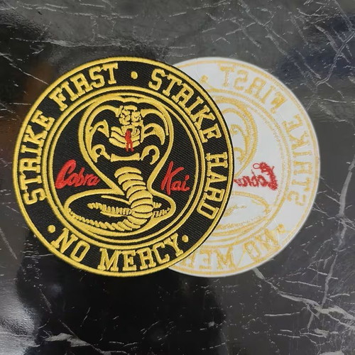 Cobra Kai Embroidered Patch thermo-adhesive, new