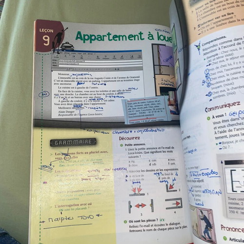 French Learning Books Set of 3 used