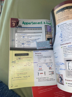 French Learning Books Set of 3 used