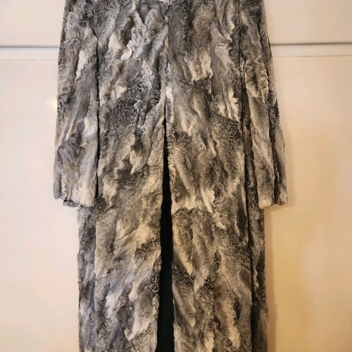 Vintage Astrakhan Fur Kastoria Reversible Large Like New