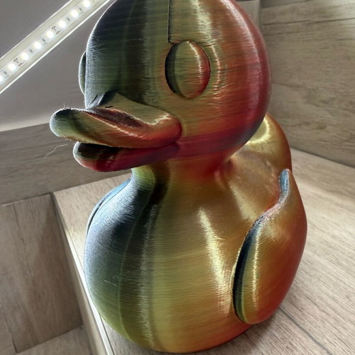 3D Printed Duck New, Color Changing Gradient Effect