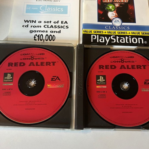 Red Alert Command and Conquer PS1 used