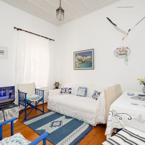 Neoclassical house in Ermoupoli Syros with view and verandas
