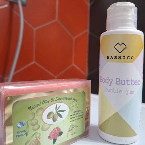 Body butter and olive soap new, sealed
